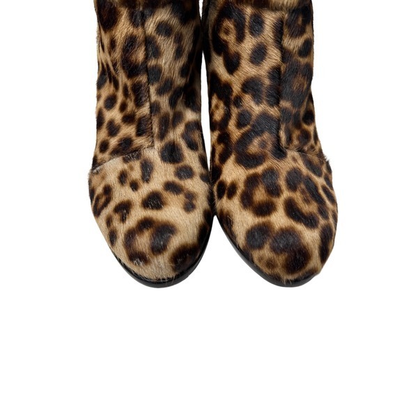 Rag Bone newbury Leopard Print Calf Hair Ankle Boots - Picture 3 of 8